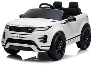 Vienvietīgs elektromobilis bērniem Range Rover Evoque, balts цена и информация | Электромобили для детей | 220.lv