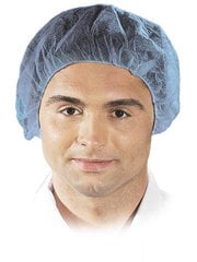 Zila cepure ar gumijas pārklājumu 100 gab. 7411-uniw цена и информация | Кухонные полотенца, рукавицы, фартуки | 220.lv