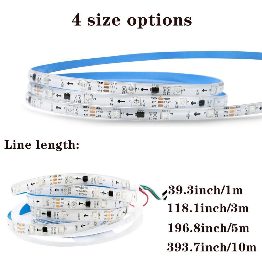 LED lente, 1 m cena un informācija | LED lentes | 220.lv