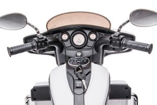 Trīsriteņu elektriskais motocikls bērniem Goldwing NEL-R1800GS, balts cena un informācija | Bērnu elektroauto | 220.lv