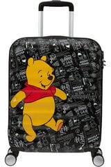 Чемодан для ручной клади American Tourister Wavebreaker Spinner Disney Winnie The Pooh, 55 см цена и информация | Чемоданы, дорожные сумки | 220.lv