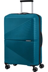 Большой чемодан American Tourister Airconic Spinner Deep Ocean L, 77 см, синий цена и информация | Чемоданы, дорожные сумки | 220.lv