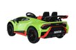 Vienvietīgs elektromobilis Lamborghini STO DRIFT, zaļš cena un informācija | Bērnu elektroauto | 220.lv