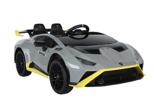 Одноместный электромобиль Lamborghini STO DRIFT, серый цена и информация | Электромобили для детей | 220.lv