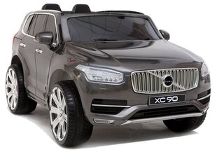 Vienvietīga elektriskā automašīna bērniem Volvo XC90, sudraba krāsā cena un informācija | Bērnu elektroauto | 220.lv