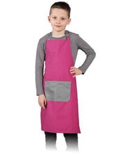 Bērnu darba priekšauts rozā-pelēks цена и информация | Кухонные полотенца, рукавицы, фартуки | 220.lv