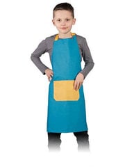 Bērnu darba priekšauts, zils un dzeltens цена и информация | Кухонные полотенца, рукавицы, фартуки | 220.lv