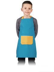 Bērnu darba priekšauts, zils un dzeltens цена и информация | Кухонные полотенца, рукавицы, фартуки | 220.lv