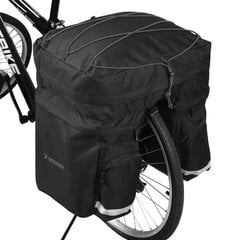 Velo soma bagāžniekam 60l, melna цена и информация | Сумки, держатели для телефонов | 220.lv