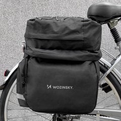 Velo soma bagāžniekam 60l, melna цена и информация | Сумки, держатели для телефонов | 220.lv