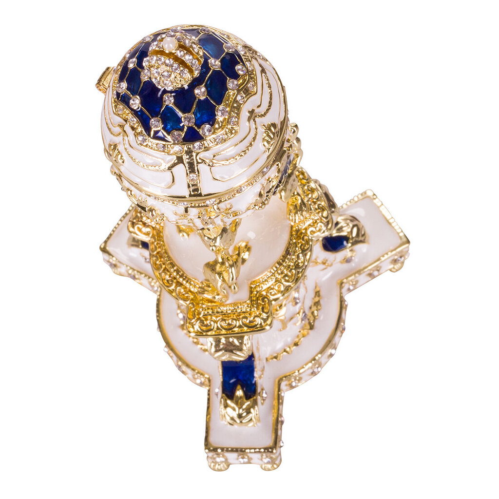Faberžē stila Karaliskā Dānijas ola, dārglietu kastīte ar lauvām cena un informācija | Citas oriģinālas dāvanas | 220.lv