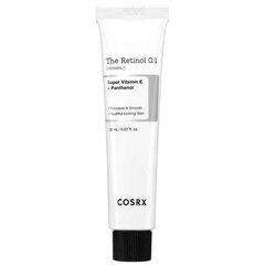 Крем против первых возрастных изменений с 0.1% ретинола COSRX The Retinol 0.1 Cream 20  ml цена и информация | Наносите на чистую кожу лица. Подержите около 10-15 минут и смойте водой. | 220.lv