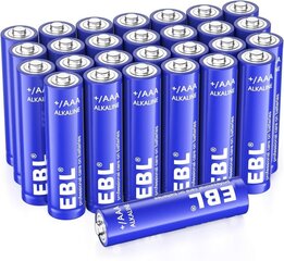 Baterijas, EBL, AA, Alkalijs, 2700 mAh, 16 gab. cena un informācija | Baterijas | 220.lv