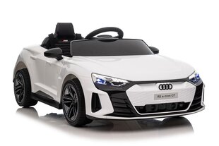 Vienvietīgs elektromobilis Audi E-Tron GT QLS-6888, balts cena un informācija | Bērnu elektroauto | 220.lv