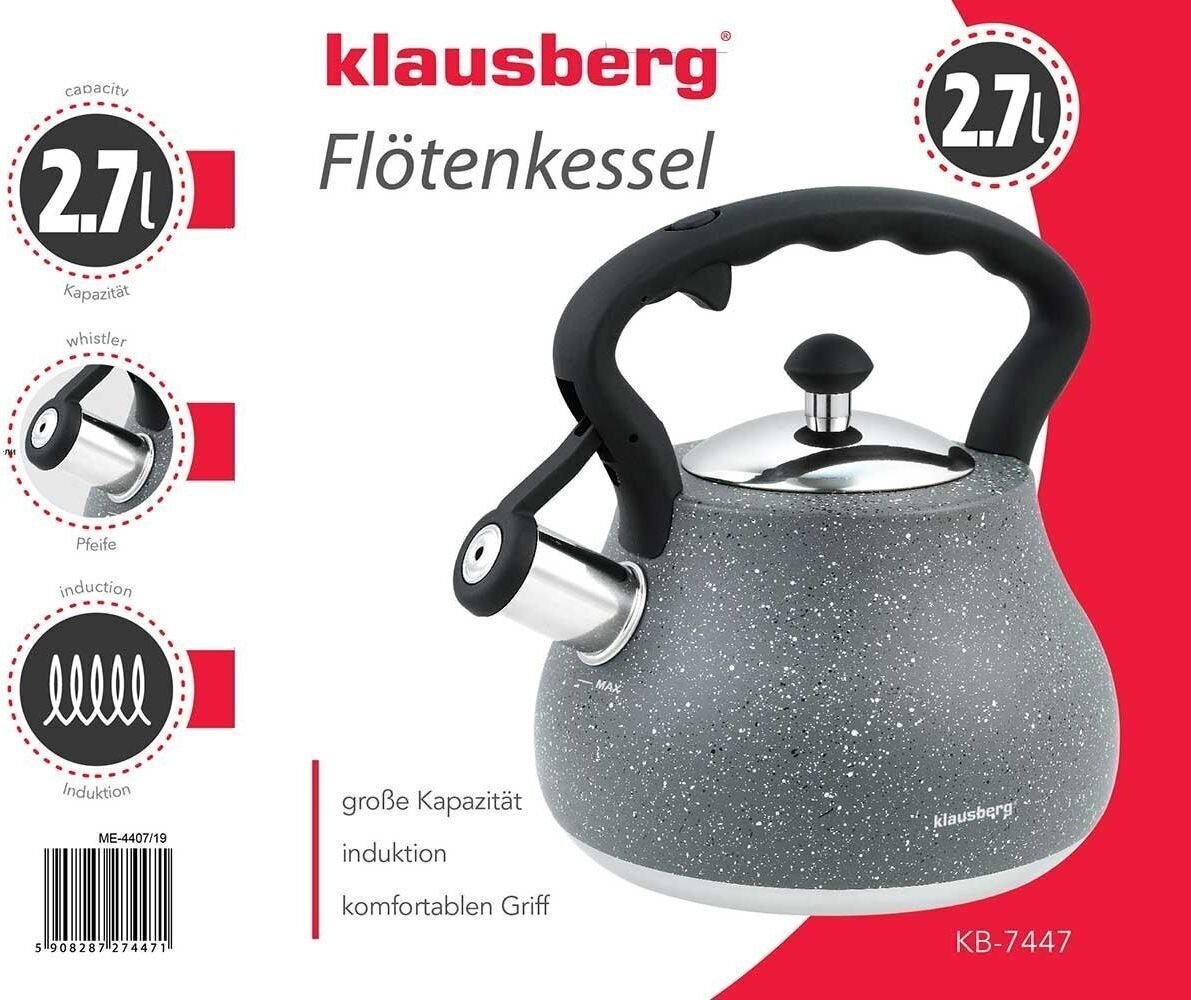 Klausberg tējkanna, 2,7 L cena un informācija | Kafijas kannas, tējkannas | 220.lv