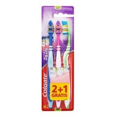 Зубная щетка Colgate ZigZag, 3 шт. цена и информация | Зубные щетки, пасты | 220.lv