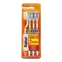 Зубная щетка Signal, 4 шт. цена и информация | Зубные щетки, пасты | 220.lv