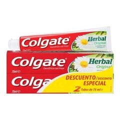 Zobu pasta Colgate Herbal, 2 x 75 ml cena un informācija | Zobu pastas, birstes | 220.lv