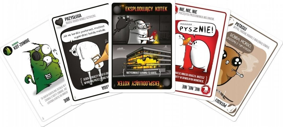 Galda spēle Rebel Exploding Kittens Adults Only, PL cena un informācija | Galda spēles | 220.lv