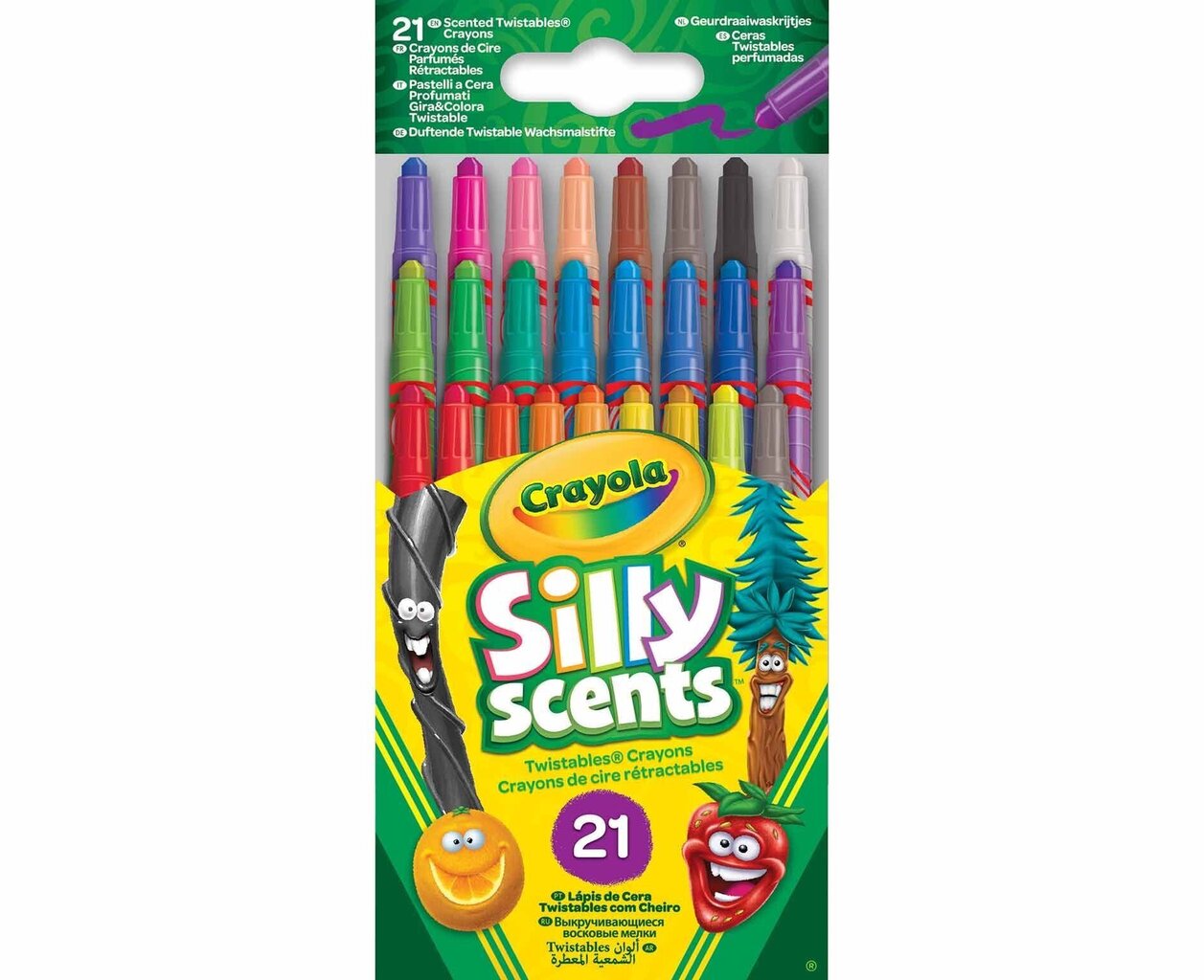 Krītiņi Crayola Silly Scents, 21 krāsa цена и информация | Modelēšanas un zīmēšanas piederumi | 220.lv