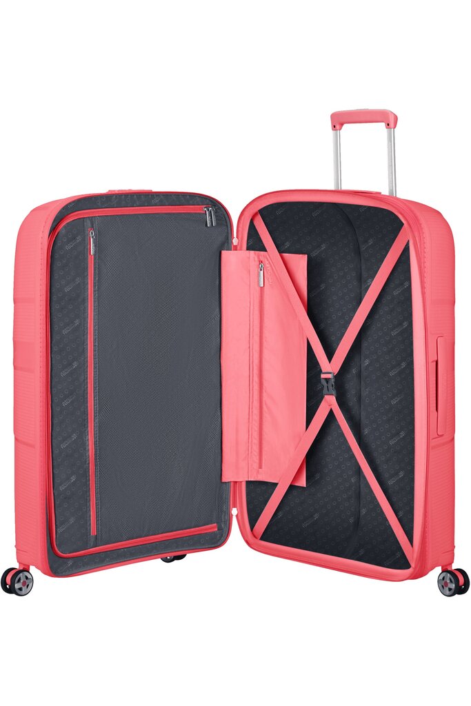 Rokas bagāžas koferis American Tourister Starvibe, rozā cena un informācija | Koferi, ceļojumu somas | 220.lv