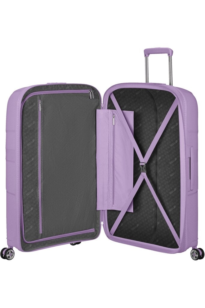 Rokas bagāžas koferis American Tourister Starvibe, violets cena un informācija | Koferi, ceļojumu somas | 220.lv