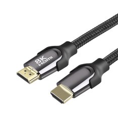 Кабель MGL Premium MG-HDMI8K-3M HDMI-HDMI 4K120Гц 8K60Гц 3 метра цена и информация | Кабели и провода | 220.lv