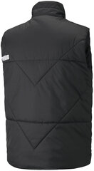 Puma veste vīriešiem Ess Padded Vest Black 587644 01, melna cena un informācija | Vīriešu vestes | 220.lv