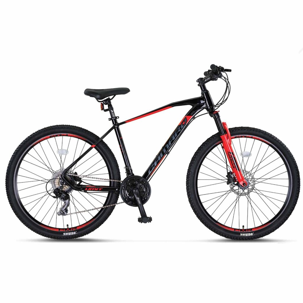 Velosipēds Umit Camaro HYD 29" 21G, izmērs 20", 51 cm, sarkans/melns cena un informācija | Velosipēdi | 220.lv