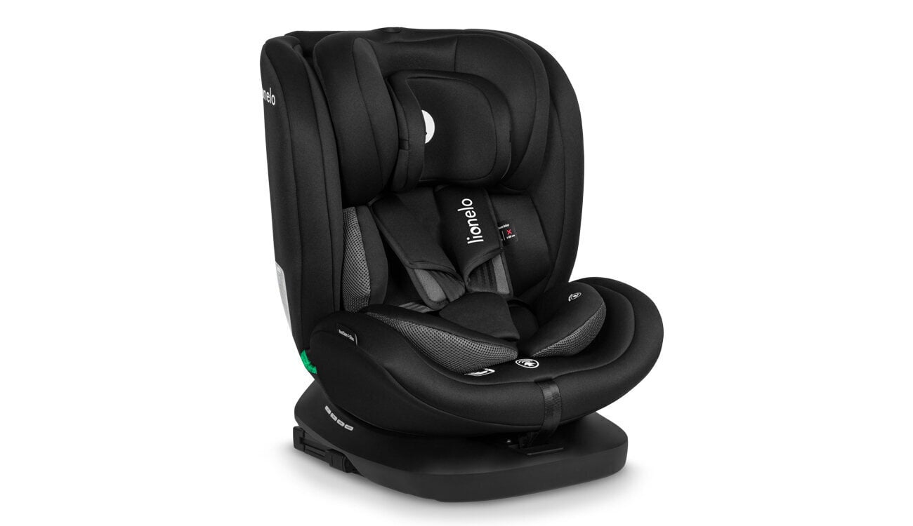 Mašīnas sēdeklis Lionelo Bastiaan I-size, 0-36 kg, Black Carbon цена и информация | Autokrēsliņi | 220.lv