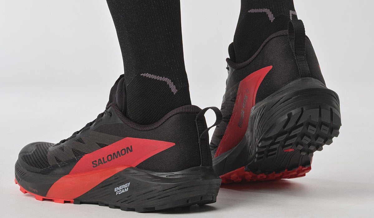 Sporta apavi vīriešiem Salomon Sense ride 5 L47214300, melni cena un informācija | Sporta apavi vīriešiem | 220.lv