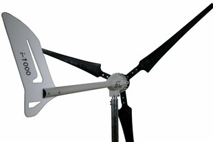 Горизонтальный ветрогенератор IstaBreeze® I-2000 Вт, 48 В, с гибридным контроллером зарядки, три лопасти цена и информация | Электрогенераторы | 220.lv