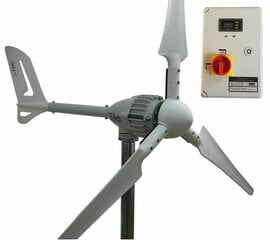Vēja ģenerators ar horizontālu asi IstaBreeze® I-2000 W, 48 V, trīs lāpstiņas cena un informācija | Elektrības ģeneratori | 220.lv