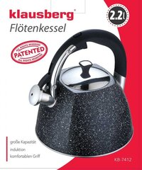 Klausberg tējkanna, 2,2 l цена и информация | Чайники, кофейники | 220.lv