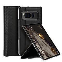 Dux Ducis Bril leather case with stand and wallet for Honor Magic VS - black цена и информация | Чехлы для телефонов | 220.lv
