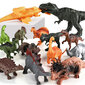 Dinozauru figūriņu komplekts ar ērtu kastīti, 44 gab. цена и информация | Rotaļlietas zēniem | 220.lv