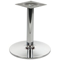 Металлическая основа для стола NY-B005, высота 57,5 ​​см, хромированный цена и информация | Ножки для мебели | 220.lv