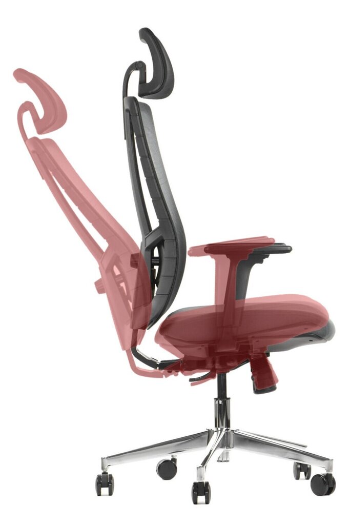 Biroja krēsls Stema Akcent, melns cena un informācija | Biroja krēsli | 220.lv