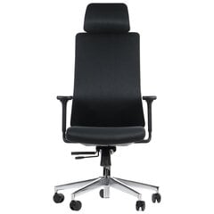 Biroja krēsls Stema Akcent, melns цена и информация | Офисные кресла | 220.lv