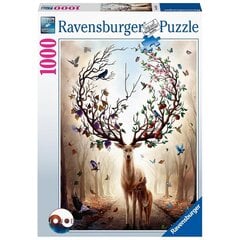 Ravensburger Puzzle: burvju briedis (1000gab) (15018) cena un informācija | Puzles, 3D puzles | 220.lv