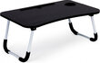 Klēpjdatora statīvs gultas galdiņam Modernhome, 60x40 cm, melns cena un informācija | Datorgaldi, rakstāmgaldi, biroja galdi | 220.lv