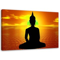 Reprodukcija Budas meditācija saullēktā cena un informācija | Gleznas | 220.lv