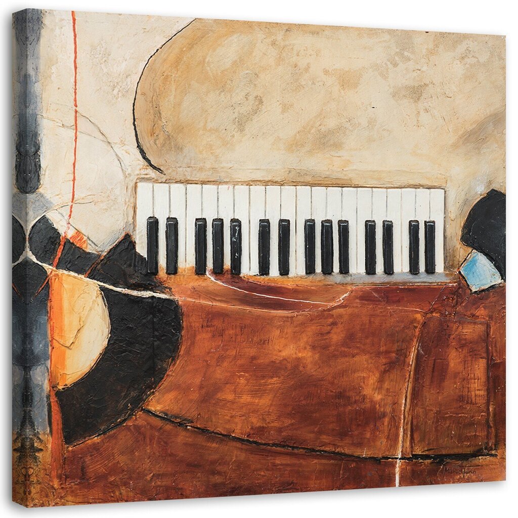 Reprodukcija Klavieru abstrakcija cena un informācija | Gleznas | 220.lv