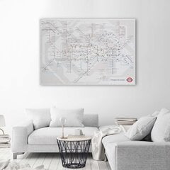 Reprodukcija Londonas metro cena un informācija | Gleznas | 220.lv