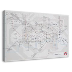 Reprodukcija Londonas metro cena un informācija | Gleznas | 220.lv