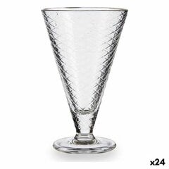 Чашка для мороженого и смузи Прозрачный Cтекло 340 ml (24 штук) цена и информация | Стаканы, фужеры, кувшины | 220.lv