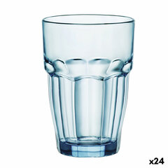 Glāze Bormioli Rocco Rock Bar Zils Stikls 370 ml (24 gb.) цена и информация | Стаканы, фужеры, кувшины | 220.lv