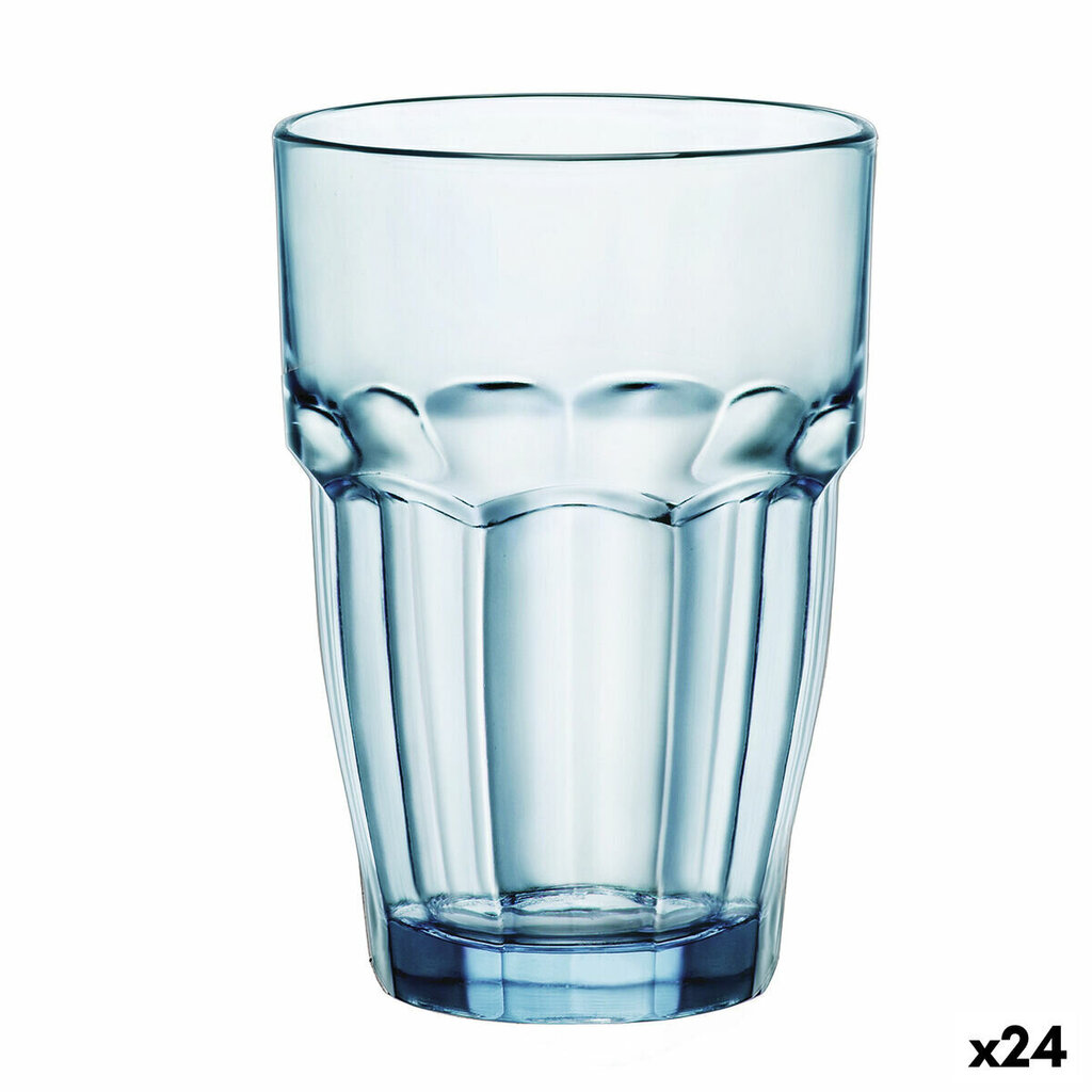 Glāze Bormioli Rocco Rock Bar Zils Stikls 370 ml (24 gb.) цена и информация | Glāzes, krūzes, karafes | 220.lv