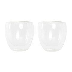 Glāžu komplekts DKD Home Decor 250 ml 8,3 x 8,3 x 8,9 cm cena un informācija | Glāzes, krūzes, karafes | 220.lv