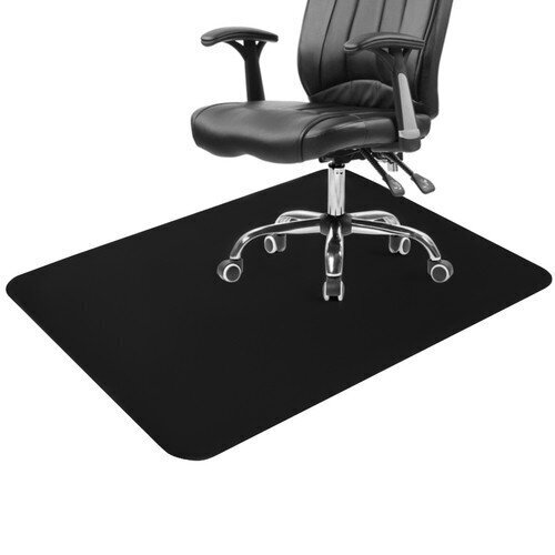 Aizsargpaliktnis zem krēsla, 100 x 140 cm, melns cena un informācija | Biroja krēsli | 220.lv
